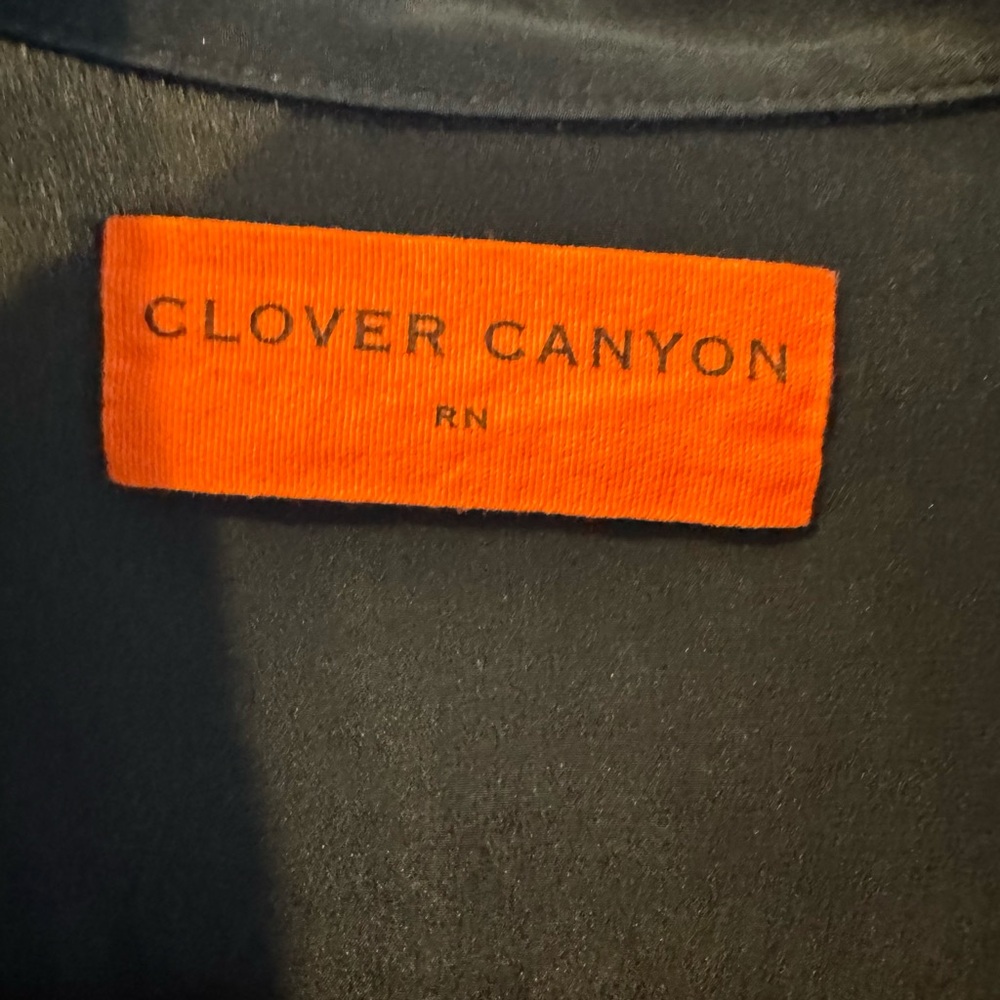 Clover Canyon Long Sleeve Multi Colored Button Down Top - Picture 2 of 4